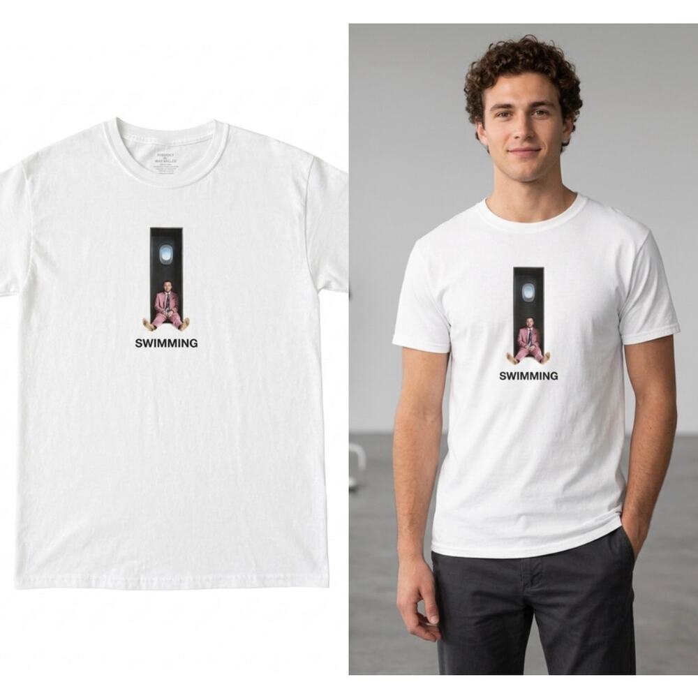 Mac Miller Swimming Album Tracklist Graphic Tee White Medium